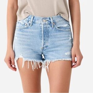AGOLDE Parker Vintage Loose Fit Cut-Off Shorts size 32